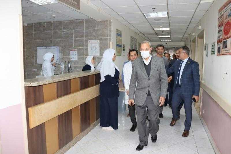 محافظ القليوبية يتفقد مستشفيات طوخ العام وحميات طوخ وبهتيم للجراحات التخصصية