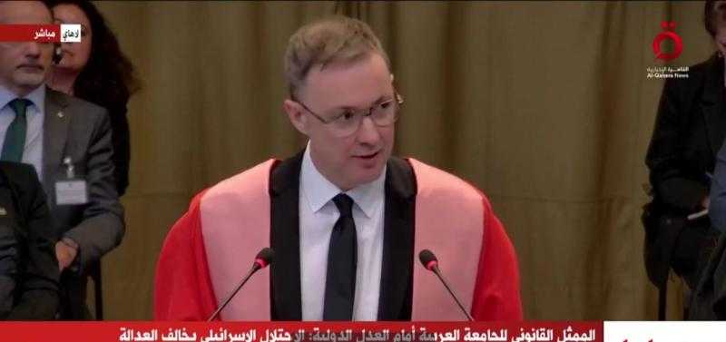 الممثل القانوني للجامعة العربية: إسرائيل تواصل قمع الفلسطينيين وتمنعهم حقهم في تقرير المصير
