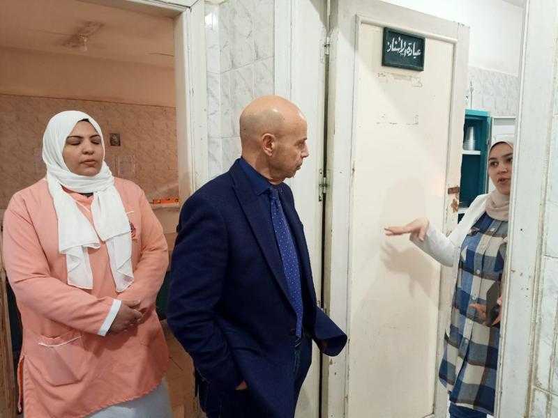 وكيل صحة الشرقية يتفقد سير العمل بوحدة طب الأسرة بالطيبة بالقنايات