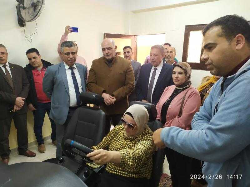 شوقى يتفقد مدرسة القيادة التابعة للبحيرة