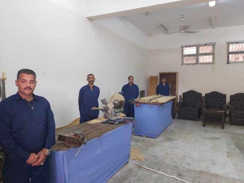 النيابة العامة تجري تفتيشا لمركز إصلاح وتأهيل منطقة المنيا.. صور