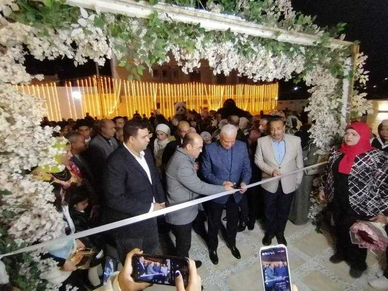 محافظ السويس يفتتح ميدان النافورة بجوار قرية الحجاج