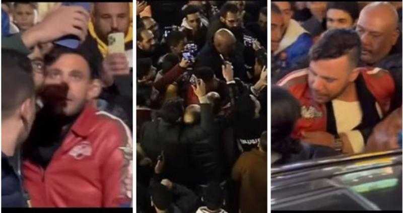 زحام حول محمد إمام في رأس البر أثناء تصوير مسلسل ”كوبرا”