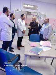 وكيل وزارة الصحة بالشرقية يتفقد الخدمة الطبية بمستشفى كفر صقر المركزي