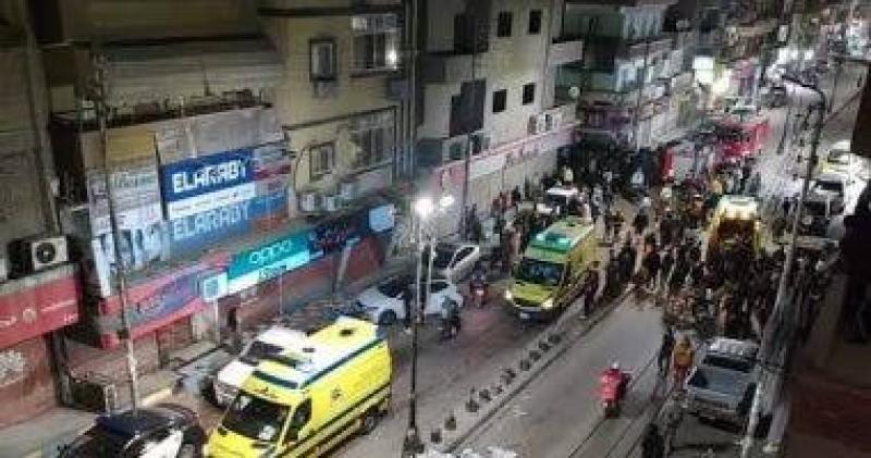 وفاة 5 أطفال في حريق شقة أرض اللواء