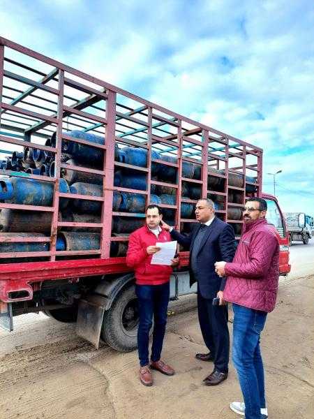 ضبط صاحب مستودع غاز تصرف في 360 أسطوانة بكفر الدوار