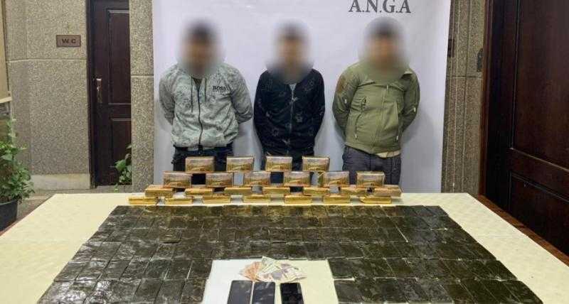 ضبط 5 عناصر إجرامية بحوزتهم كميات من مخدر الحشيش بـ 4.3 مليون جنيه lصور