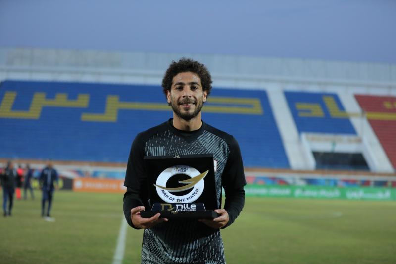 محمود عماد أفضل لاعب في مباراة فاركو والبنك الأهلي