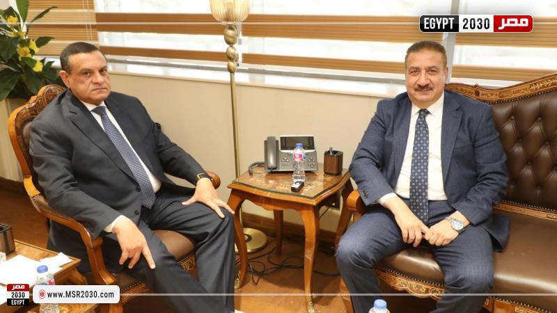 وزير التنمية المحلية مع محافظ المنوفية