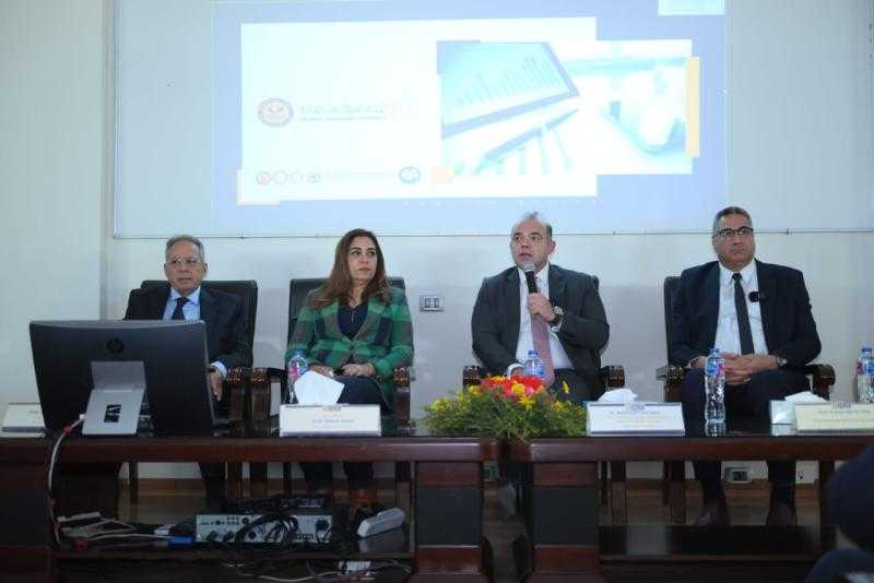 الرقابة المالية تعقد لقاء مع أعضاء هيئة تدريس وطلاب جامعة حورس بدمياط
