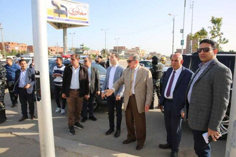 محافظ كفر الشيخ يقود حملة لإزالة الإشغالات