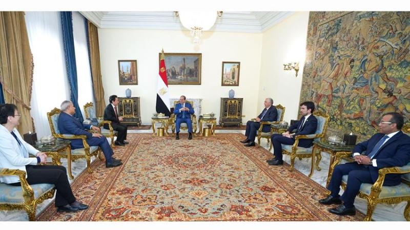 لقاء السيسي بمدير عام منظمة الفاو