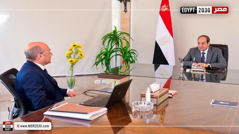 السيسي يجتمع بوزير العدل