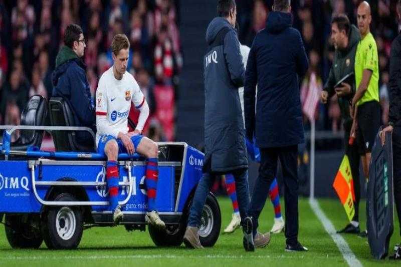 برشلونة يعلن حجم إصابة بيدري ودي يونج أمام أتلتيك بيلباو