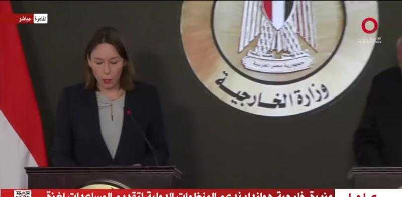 وزيرة الخارجية الهولندية تشيد بجهود مصر في تقديم الدعم للشعب الفلسطيني