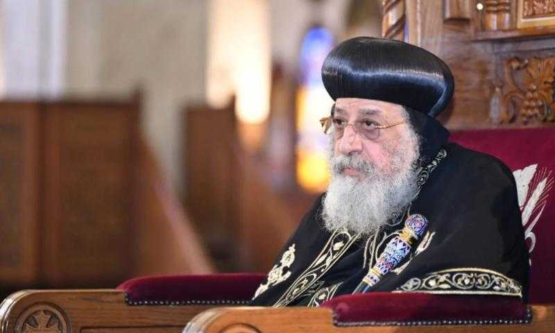 البابا تواضروس يترأس صلوات ”خميس العهد” بدير مارمينا بمريوط