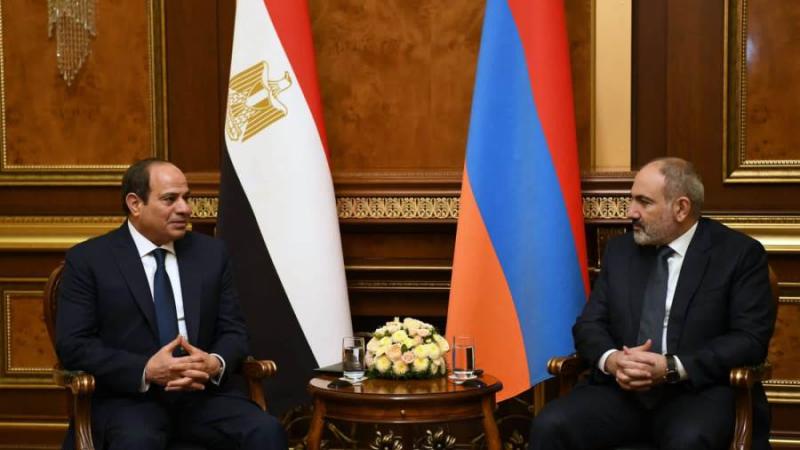 الرئيس السيسي ورئيس وزراء أرمينيا 