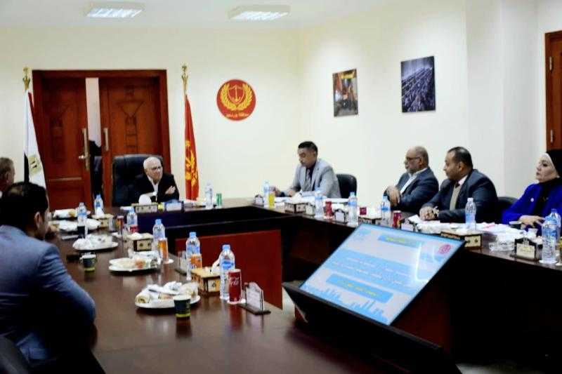 الغضبان يترأس اجتماع مجلس إدارة المنطقة الصناعية جنوب بورسعيد