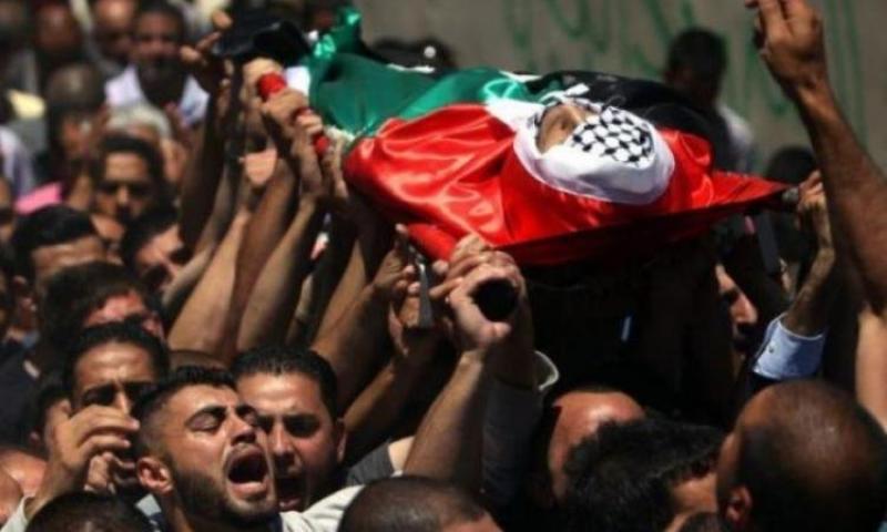 استشهاد فلسطيني 
