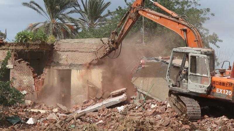 تنفيذ 20 قرار إزالة على أملاك الدولة بمساحة 19 قيراطا بكفر الشيخ