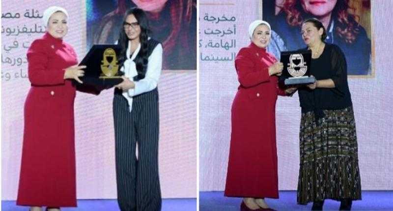 سلوى خطاب وكاملة أبو ذكري بين المكرمات من إنتصار السيسي في يوم المرأة