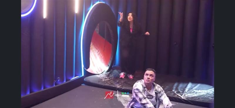 حسن شاكوش وطليقته طيوف برنامج رامز جاب من الآخر