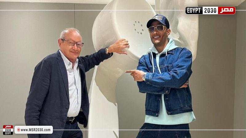 إعلان محمد رمضان ونجيب ساويرس