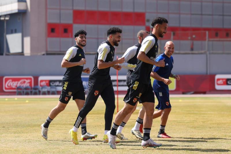 كواليس مران الأهلي استعدادًا لمواجهة البنك الأهلي في دوري نايل