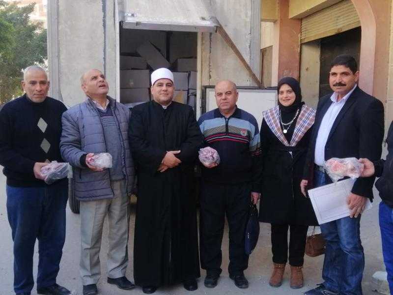استلام طن لحوم صكوك إطعام لتوزيعها على مستحقيها بالقرى الأكثر احتياجا بالبحيرة