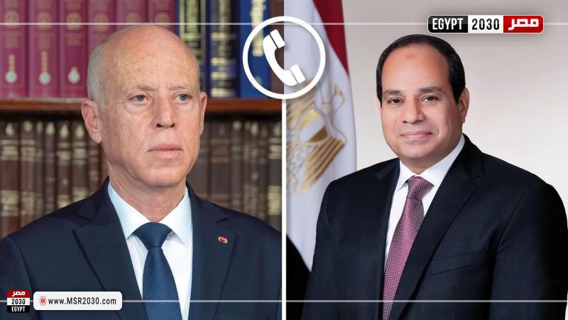 الرئيس السيسي ونظيره التونسي