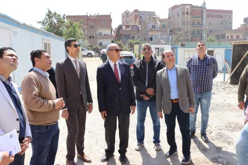 محافظ القليوبية يتفقد أعمال إنشاء مستشفى شبين القناطر المركزي