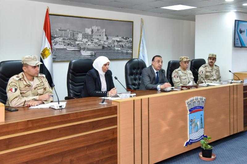 محافظ الإسكندرية يتابع استعدادات التدريب العملي لمجابهة الأزمات والكوارث «صقر 130»