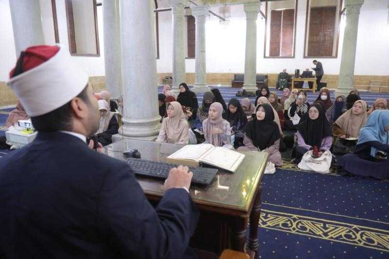بمشاركة طالبات من 6 دول.. الجامع الأزهر يعقد لأول مرة مقرأة للطالبات الوافدات