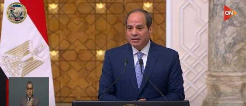 السيسي: كل المساعدات الموجهة إلى غزة أقل من المطلوب