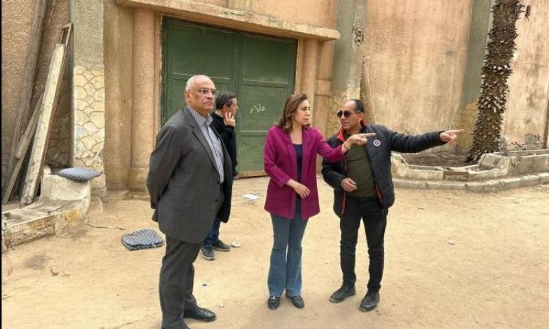 وزيرة الثقافة: بلاتوهات ستوديو الأهرام والأرشيف لم يتعرضوا للضرر.. «فيديو»