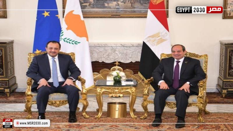 السيسي يستقبل الرئيس القبرصي