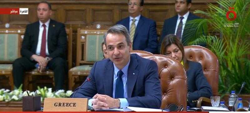 رئيس وزراء اليونان: مصر تبذل جهدًا ضخمًا في استضافة اللاجئين من دول عديدة