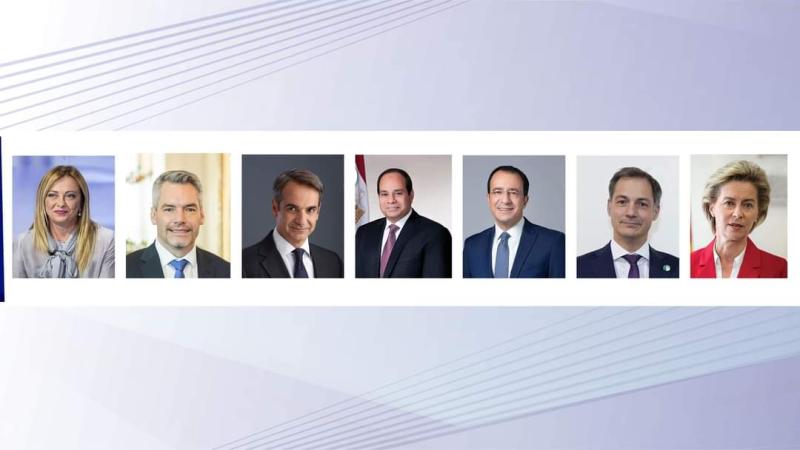 الرئيس السيسي و قادة الاتحاد الأوروبي 