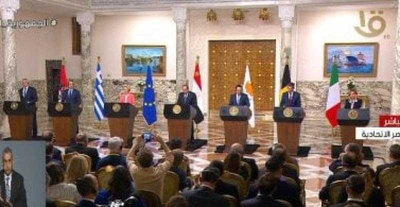 السيسي: المباحثات مع قادة الاتحاد الأوروبي تناولت مكافحة ظاهرة الهجرة غير الشرعية