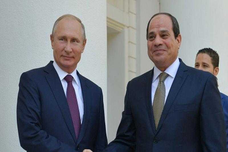 السيسي يهنىء بوتين لإعادة انتخابه لفترة رئاسية جديدة