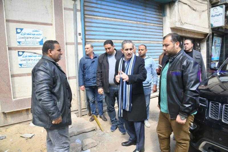 محافظ الغربية يتفقد مشروعات الرصف والتطوير بطنطا