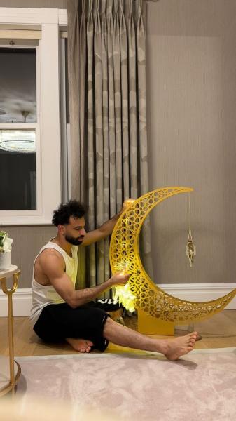 محمد صلاح يحتفل بأجواء شهر رمضان.. صور
