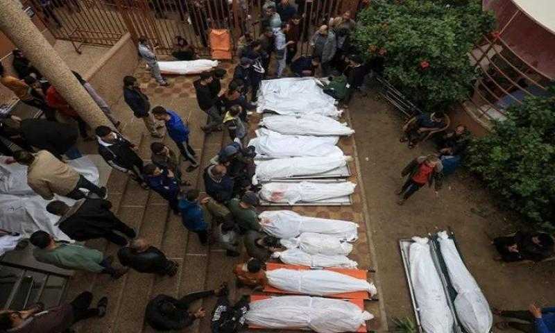 استشهاد 50 فلسطينيا برصاص جيش الاحتلال في مستشفى الشفاء
