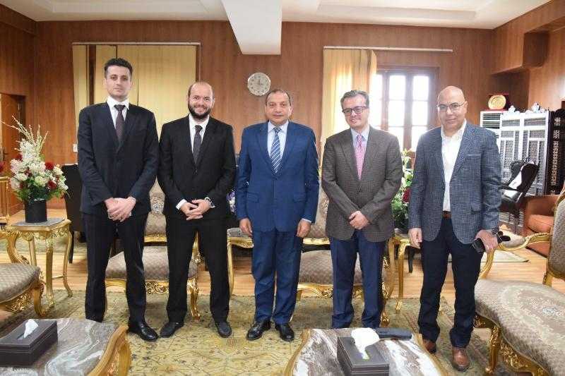 وفد من نادي بيراميدز يزور جامعة بني سويف.. لهذا الأمر!