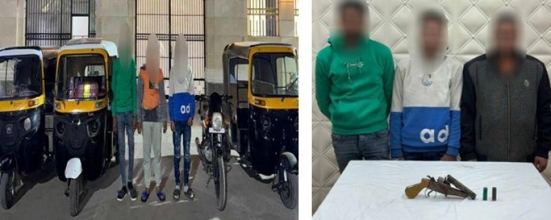مباحث القاهرة تضبط عصابة سرقة الدراجات و4 تجار مخدرات