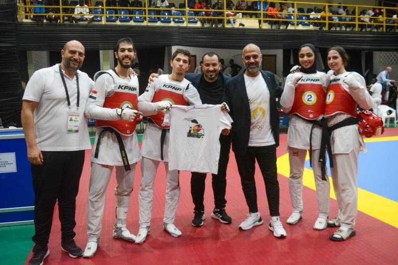 منتخب التايكوندو المختلط للكروجي يحصد فضية دورة الألعاب الأفريقية