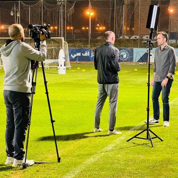 التليفزيون الكرواتي يزور تدريبات بيراميدز.. لهذا الأمر!