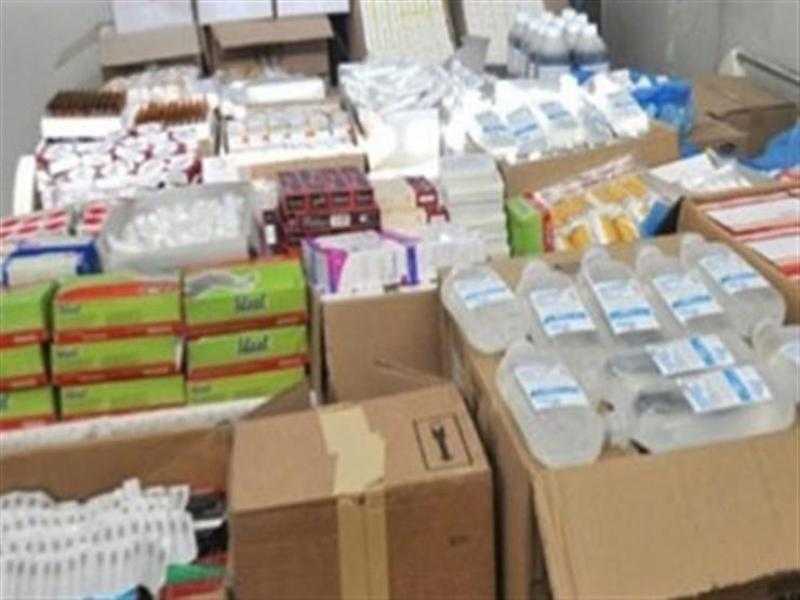 ضبط مسئول مخزن مستلزمات طبية بدون ترخيص بالوايلي