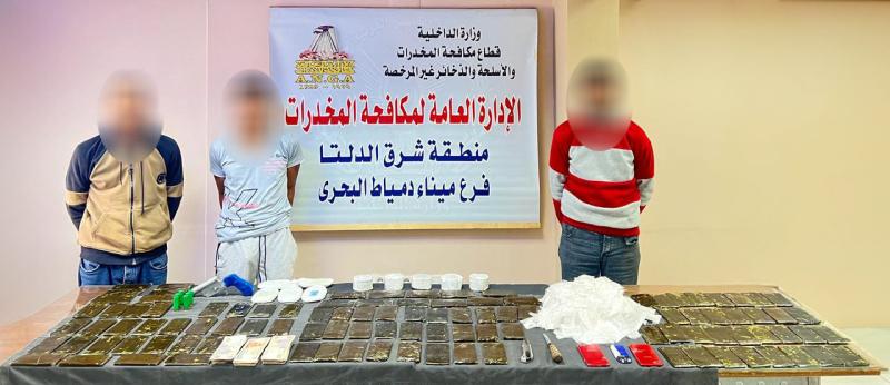 ضبط كميات من المخدرات بحوزة  عناصر إجرامية