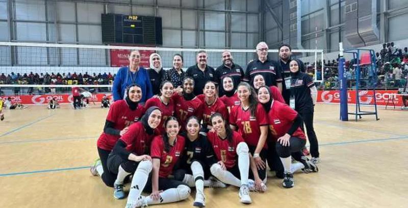 منتخب مصر لسيدات الطائرة يفوز على تونس ويتوج بذهبية دورة الألعاب الإفريقية